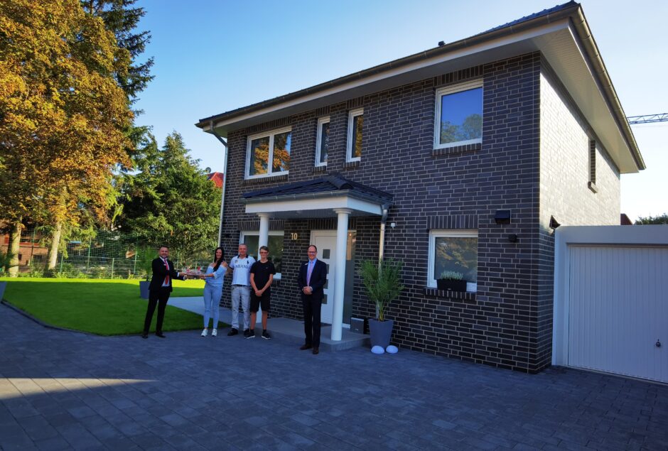 Wohntraum wird Wirklichkeit – Familie Mucha hat sich im Neubaugebiet in Osterfeld ihren Traum vom Eigenheim erfüllt